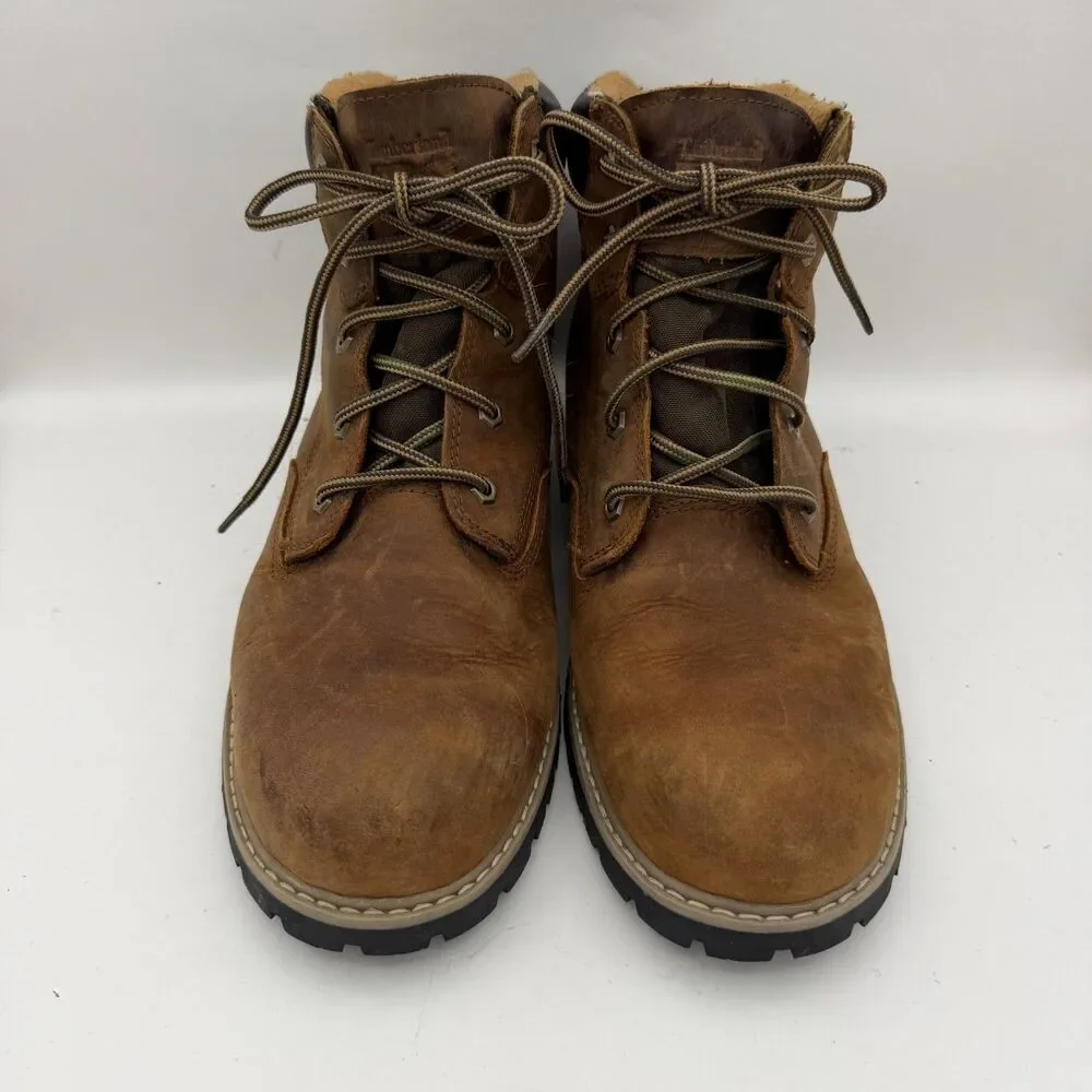 Timberland PRO ReBOT Leather Work Boots Brown Soft Toe Men's Size 11 A1WG2